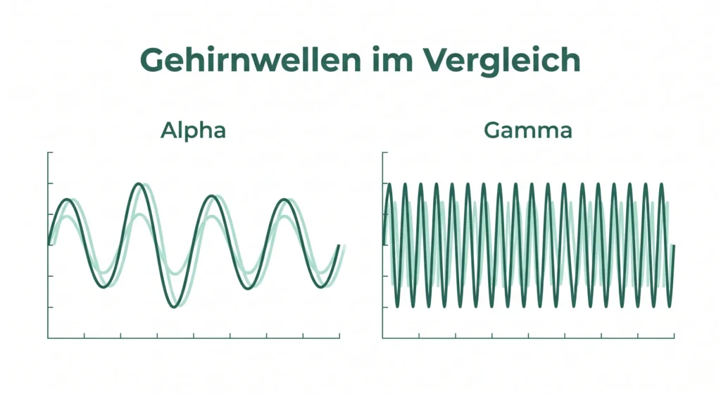 alpha gamma gehirnwellen vergleich binaural beats lernen